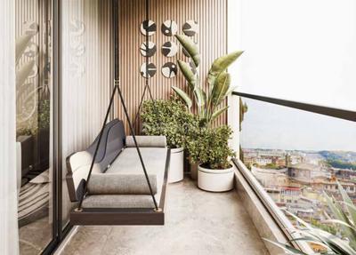 Balcony Image of 1160 Sq.ft 2 BHK Apartment / Flat for sale in Jet Ananta, Andheri West Mumbai for Rs. 31000000
