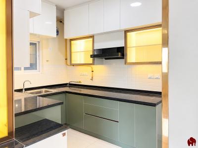 Kitchen Image of 955 Sq.ft 2 BHK Apartment / Flat for sale in Adarsh Greens by Adarsh Developers, Kogilu Bengaluru for Rs. 11300000