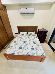 Bedroom Image of 350 Sq.ft 1 RK Builder Floor for rent in Sector 46 Gurgaon for Rs. 25000