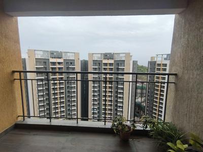 Balcony Image of 1350 Sq.ft 3 BHK Apartment / Flat for rent in Pride Wellington, Charholi Budruk Pune for Rs. 32000