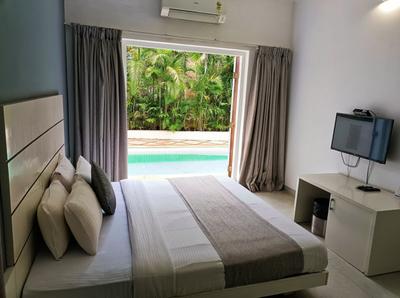 Bedroom Image of 2000 Sq.ft 3 BHK Villa for rent in Socorro Goa for Rs. 150000