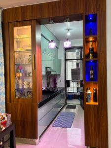 Kitchen Image of 950 Sq.ft 2 BHK Apartment / Flat for sale in Techman Moti Residency, Sikrod Ghaziabad for Rs. 6500000