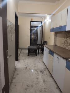 Kitchen Image of 450 Sq.ft 1 BHK Builder Floor for rent in Dabri New Delhi for Rs. 12000