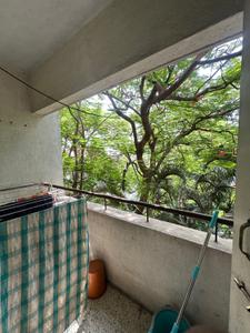 Balcony Image of 680 Sq.ft 1 BHK Apartment / Flat for rent in Kothrud Pune for Rs. 17000