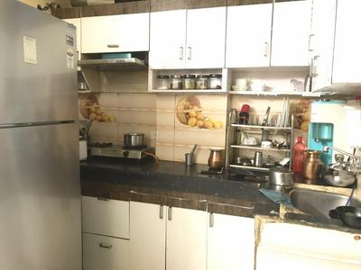 Kitchen Image of 450 Sq.ft 2 BHK Builder Floor for sale in Bindapur New Delhi for Rs. 2150000