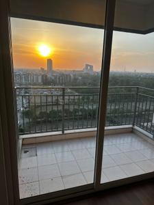 Balcony Image of 1545 Sq.ft 3 BHK Apartment / Flat for rent in Godrej Woods, Sector 43 Noida for Rs. 75000