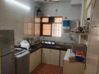Kitchen Image of 640 Sq.ft 1 BHK Apartment / Flat for rent in Powai Mumbai for Rs. 46000