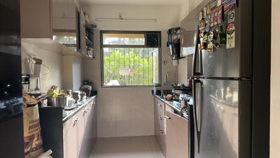 Kitchen Image of 1020 Sq.ft 2 BHK Apartment / Flat for sale in Palms Residency, Vasai West Vasai for Rs. 9500000