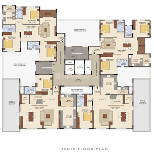 Image of 2394 Sq.ft 4 BHK Apartment / Flat for sale in Sholinganallur, Chennai for Rs. 24200000