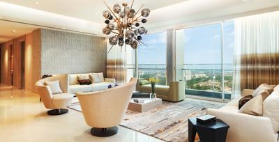 Hall Image of 1100 Sq.ft 2 BHK Apartment / Flat for rent in Monte South, Byculla Mumbai for Rs. 155000