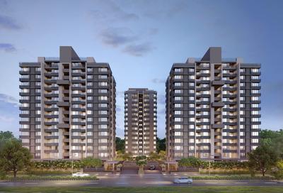 Image of 2335 Sq.ft 3 BHK Apartment / Flat for rent in Shivalik Green View, Shantigram, Ahmedabad for Rs. 48000