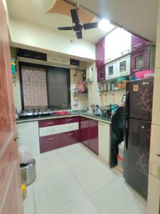 Kitchen Image of 600 Sq.ft 1 BHK Apartment / Flat for sale in Kopar Khairane Navi Mumbai for Rs. 7000000