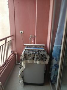 Balcony Image of 1350 Sq.ft 3 BHK Apartment / Flat for rent in Siddha Eden Lakeville, Baranagar Kolkata for Rs. 36000