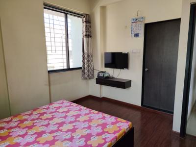 Bedroom Image of 1500 Sq.ft 3 BHK Apartment / Flat for rent in Anandvalli Nashik for Rs. 35000