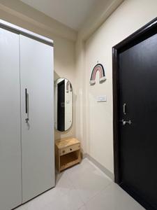 Bedroom Image of 250 Sq.ft 1 RK Builder Floor for rent in Vijay Nagar Indore for Rs. 15500