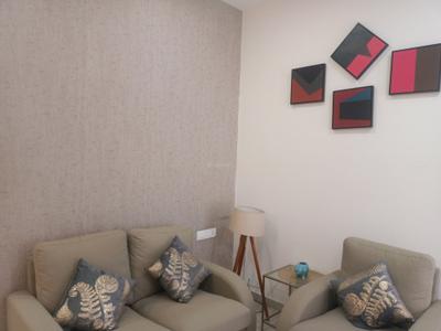 Living Room Image of 780 Sq.ft 2 BHK Apartment / Flat for rent in Shapoorji Pallonji Joyville Sensorium, Maan Pune for Rs. 26000