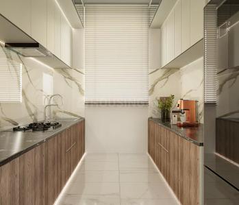 Kitchen Image of 672 Sq.ft 1 BHK Apartment / Flat for sale in Mangeshi Woods, Kalyan West Kalyan for Rs. 7300000