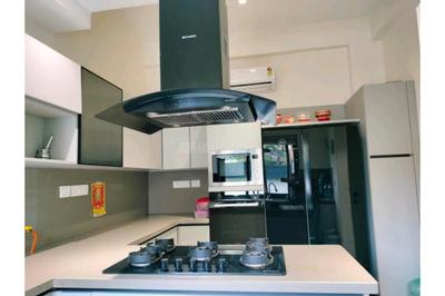 Kitchen Image of 2225 Sq.ft 3 BHK Builder Floor for rent in Sector 46 Noida for Rs. 100000