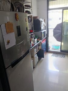 Kitchen Image of 1000 Sq.ft 2 BHK Apartment / Flat for rent in Shanti Nilkanth Heights, Kamothe Navi Mumbai for Rs. 32000