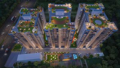 Image of 1500 Sq.ft 3 BHK Apartment / Flat for rent in Vision Greenville, Hadapsar, Pune for Rs. 43000