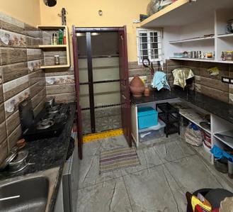 Kitchen Image of 750 Sq.ft 1 BHK Independent House for rent in Guru Nanak Colony Vijayawada for Rs. 14000