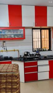 Kitchen Image of 1095 Sq.ft 2 BHK Apartment / Flat for sale in Darshanam Oasis, Sayajipura Vadodara for Rs. 3500000