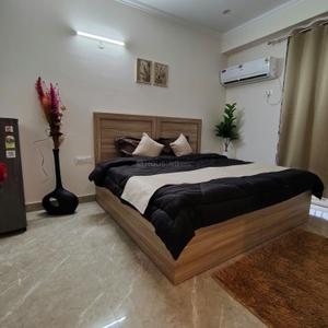 Bedroom Image of 1200 Sq.ft 1 RK Builder Floor for rent in Sector 51 Gurgaon for Rs. 30000
