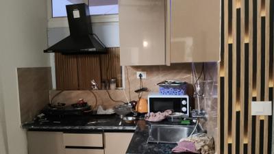 Kitchen Image of 520 Sq.ft 1 BHK Apartment / Flat for rent in Anthem Kingdom Homes, Raj Nagar Extension Ghaziabad for Rs. 18000