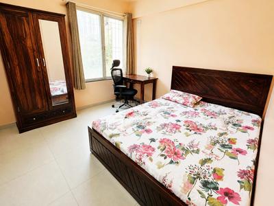 Bedroom Image of 915 Sq.ft 2 BHK Apartment / Flat for rent in Runwal Seagull, Hadapsar Pune for Rs. 27000