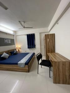 Bedroom Image of 300 Sq.ft 1 RK Apartment / Flat for rent in Scheme 78 Indore for Rs. 15000
