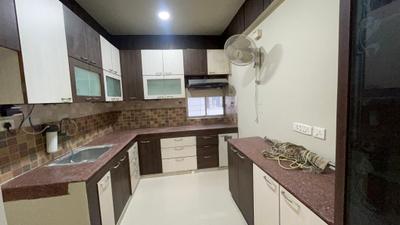 Kitchen Image of 1500 Sq.ft 3 BHK Apartment / Flat for rent in Hengrabari Guwahati for Rs. 45000
