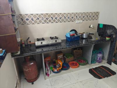 Kitchen Image of 808 Sq.ft 1 RK Independent House for rent in Sarkhej Ahmedabad for Rs. 14000