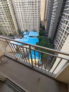 Balcony Image of 550 Sq.ft 1 BHK Apartment / Flat for rent in Puraniks Grand Central, Thane West Thane for Rs. 26500