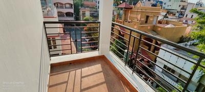 Balcony Image of 1600 Sq.ft 3 BHK Apartment / Flat for rent in Cox Town Bengaluru for Rs. 39000