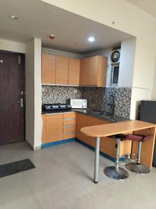 Kitchen Image of 460 Sq.ft 1 RK Studio for rent in Supertech Czar Suites, Omicron I Greater Noida for Rs. 17000