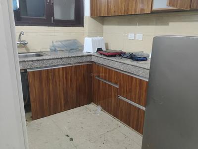Kitchen Image of 850 Sq.ft 1 BHK Builder Floor for rent in Sector 27 Gurgaon for Rs. 28000