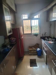 Kitchen Image of 650 Sq.ft 1 BHK Apartment / Flat for sale in Rajhans Kshitij Iris Wing E F G, Vasai West Vasai for Rs. 5300000