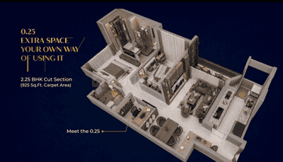 Image of 1250 Sq.ft 2 BHK Apartment / Flat for sale in DSK Garden Enclave, Kondhwa, Pune for Rs. 9000000