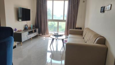 Living Room Image of 651 Sq.ft 1 BHK Apartment / Flat for sale in Veena Smart Homes, Kandivali West Mumbai for Rs. 11000000