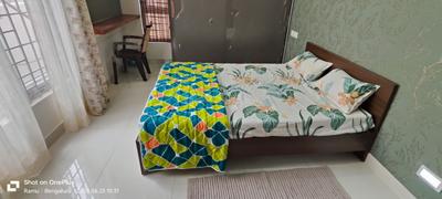 Bedroom Image of 1100 Sq.ft 1 BHK Builder Floor for rent in Kalyan Nagar Bengaluru for Rs. 29600