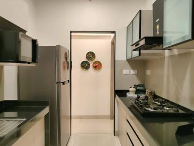 Kitchen Image of 700 Sq.ft 2 BHK Apartment / Flat for sale in Rustomjee La Familia, Thane West Thane for Rs. 13600000
