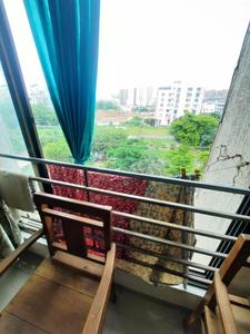 Balcony Image of 1700 Sq.ft 3 BHK Apartment / Flat for sale in Gota Ahmedabad for Rs. 9500000