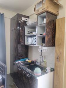 Kitchen Image of 360 Sq.ft 1 RK Apartment / Flat for rent in Domlur Layout Bengaluru for Rs. 23000
