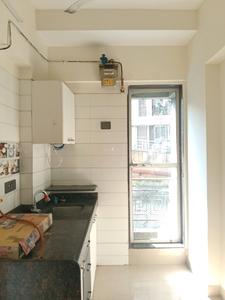 Kitchen Image of 450 Sq.ft 1 BHK Apartment / Flat for rent in Raunak Bliss, Kasarvadavali Thane for Rs. 22000
