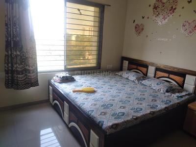 Bedroom Image of 1140 Sq.ft 2 BHK Apartment / Flat for rent in Shree Muniji Anand Exotica, Khanpur Vadodara for Rs. 9000