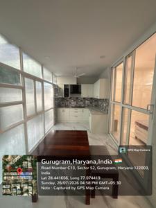 Kitchen Image of 950 Sq.ft 1 BHK Independent House for rent in Sector 52 Gurgaon for Rs. 28500