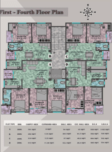 Image of 1162 Sq.ft 3 BHK Apartment / Flat for sale in Lal Ganesh, Guwahati for Rs. 4998000