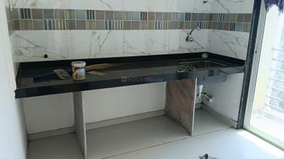 Kitchen Image of 800 Sq.ft 1 BHK Apartment / Flat for rent in Om Paraiso, Mothi Desai Gaon Thane for Rs. 13500