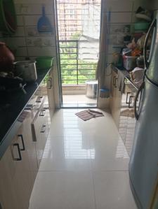 Kitchen Image of 646 Sq.ft 1 BHK Apartment / Flat for sale in Squarefeet Metropolis Aquaris, Kasarvadavali Thane for Rs. 6299999