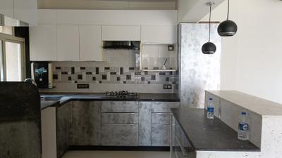 Kitchen Image of 910 Sq.ft 2 BHK Apartment / Flat for rent in Rosa Royale, Hiranandani Estate Thane for Rs. 41000